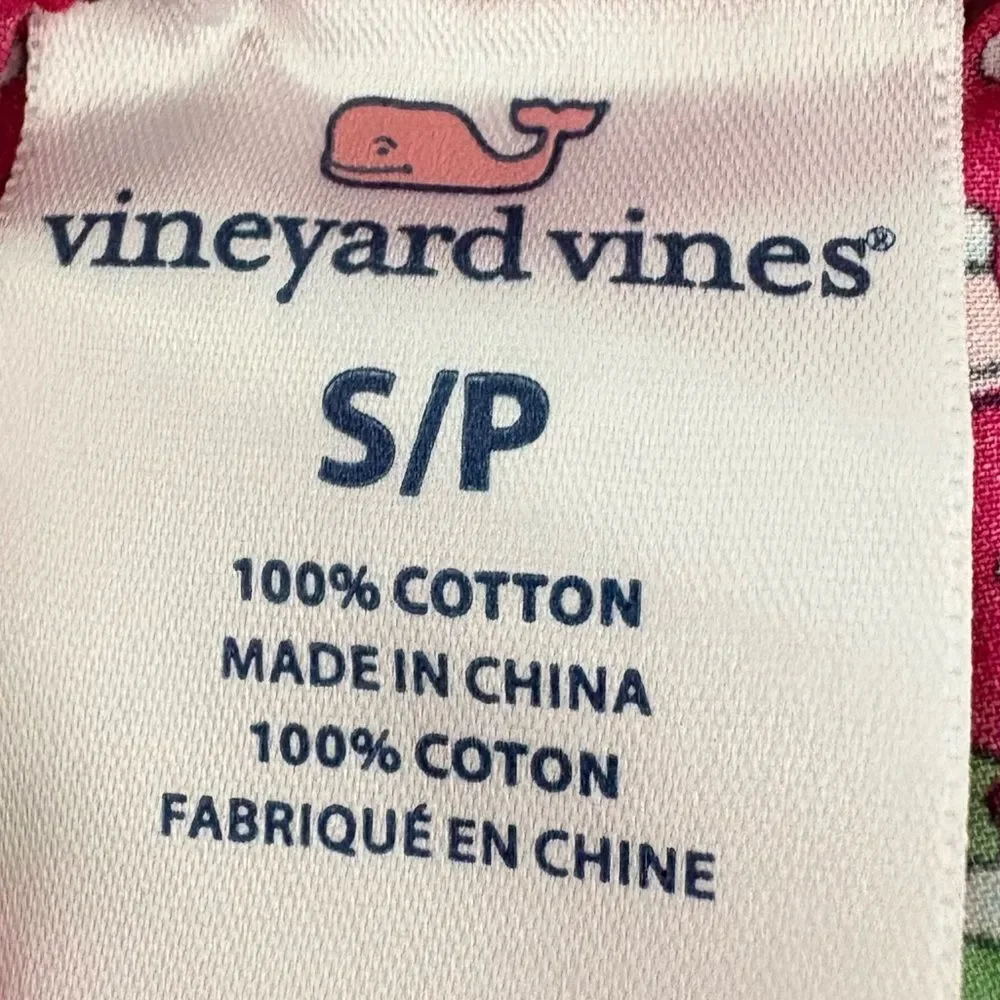 NWOT Vineyard Vines Christmas Pajama Sleep Pants ~ Red, Green, White  Size Small